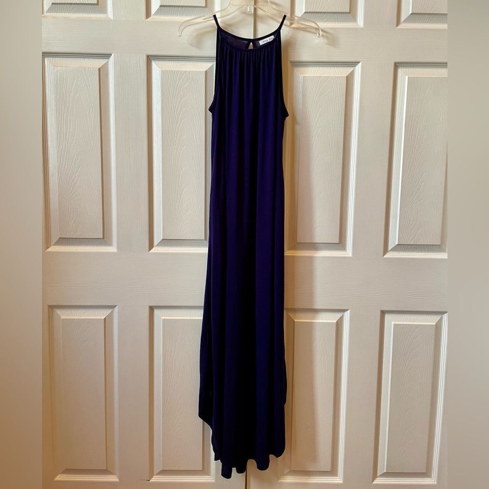 Navy Blue Maxi Dress